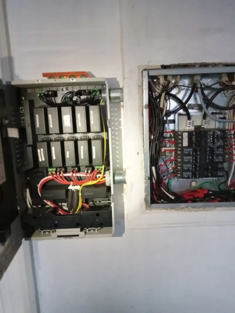 Electrical panel upgrade completed for Indoor Lighting Installation in Palmetto